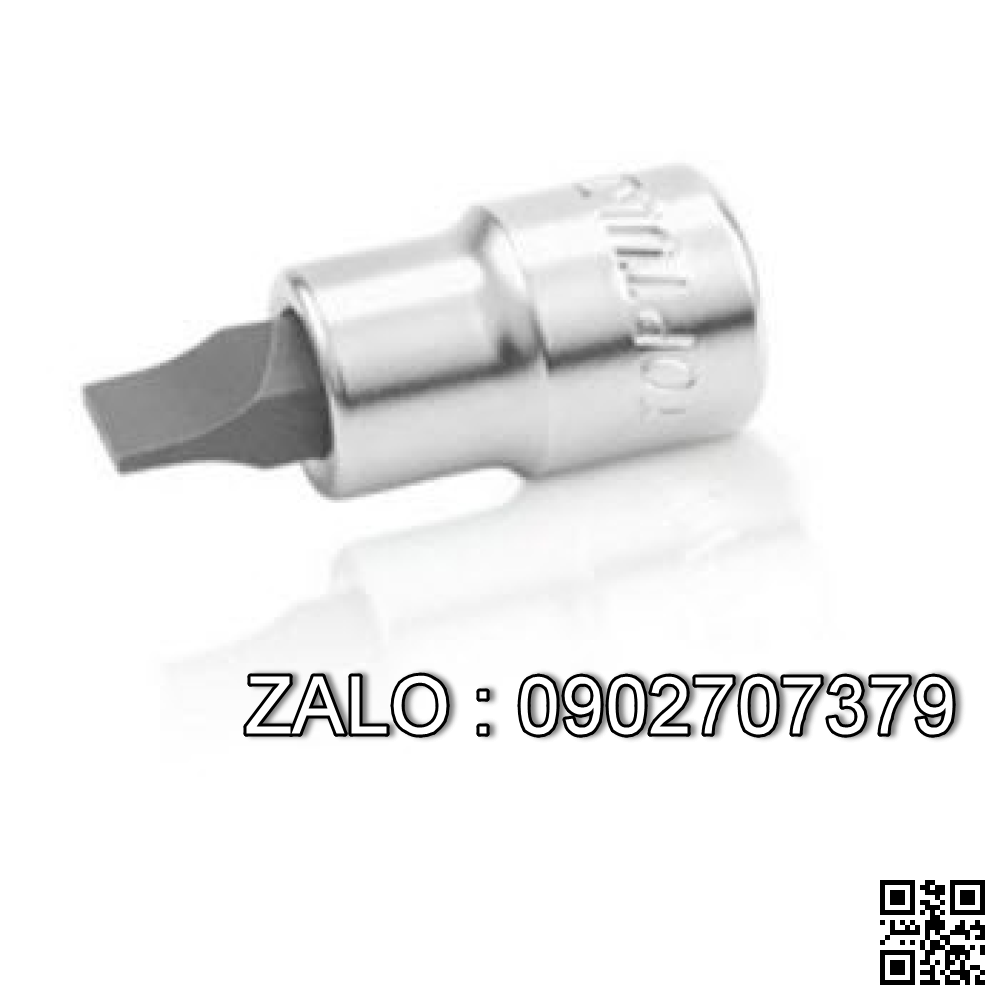 Đầu tuýp mũi 2 cạnh(slotted) TOPTUL 3/8