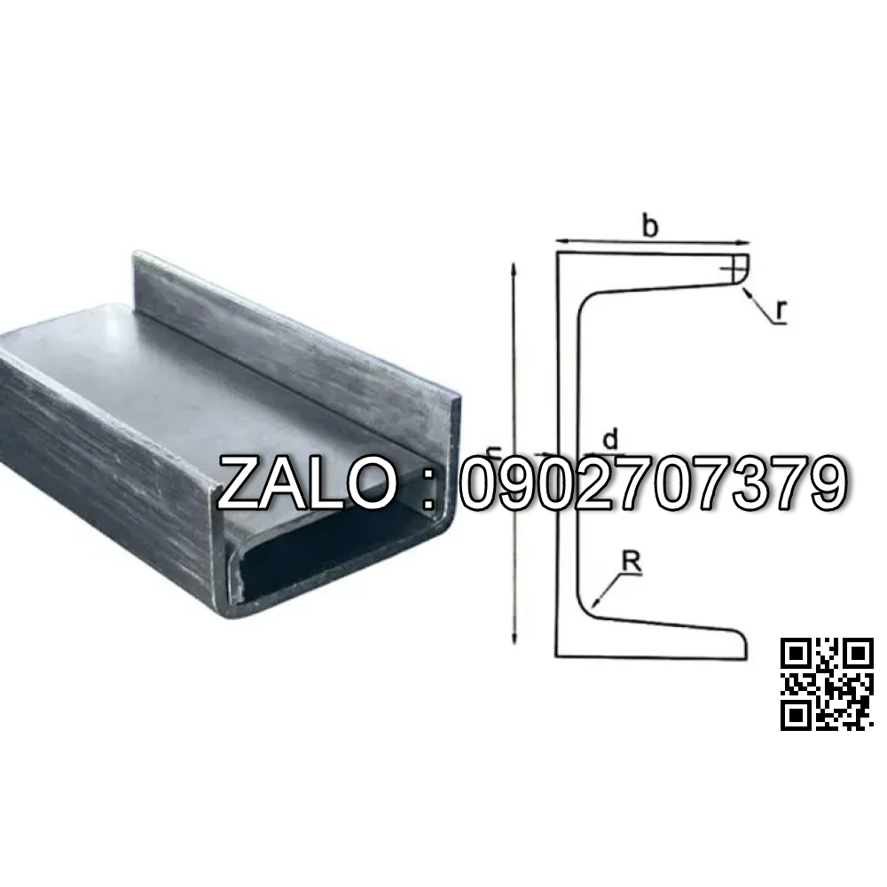 Cây sắt U120 x 6 mét