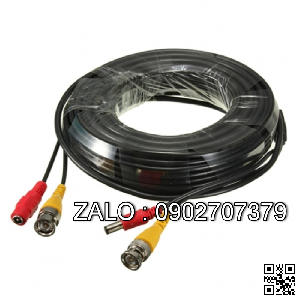 Cable Camera Có Nguồn Và Đầu BNC 20M Tiện Lợi