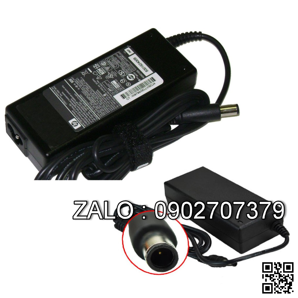 Adapter Zin Hp 19V - 4.62A Đầu Kim Nhỏ (Laptop Dòng Mới)