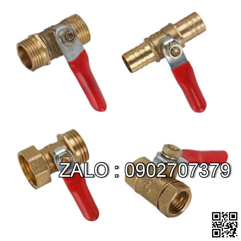 Van khóa nước thau răng trong RT tay gạt màu đỏ 42