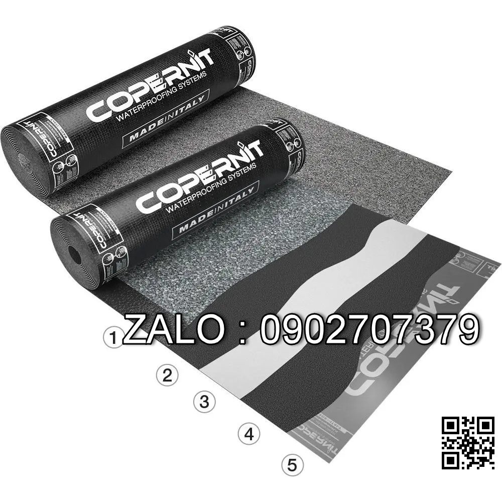 Màng chống thấm khò nóng Idropol dày 3mm - Copernit ITALY