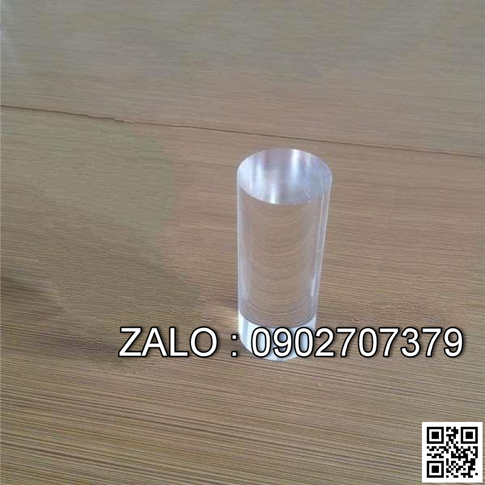 Cây Mica Tròn Đặc Trắng Trong Phi 10Mm - Cây Mica Tròn Đặc Trắng Trong Dài 2M