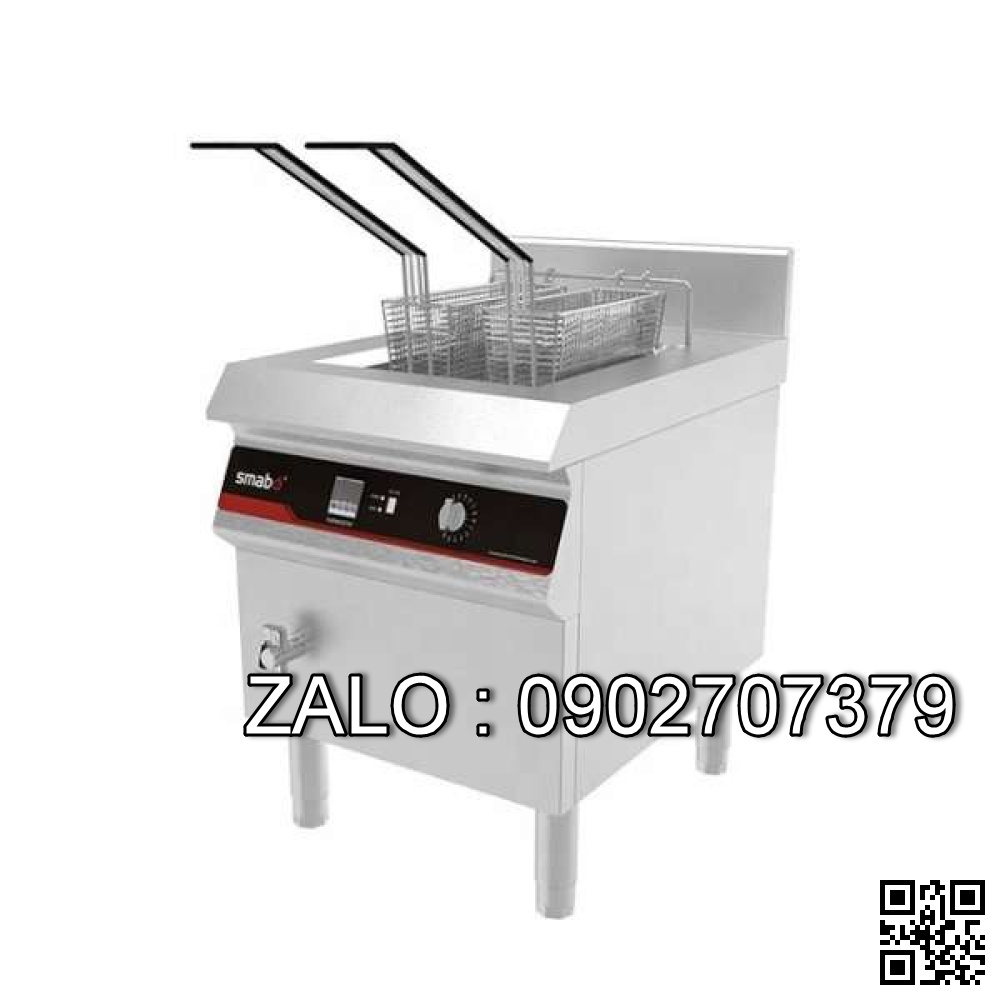 Bếp chiên nhúng đôi có vòi xả Libermann L-101V