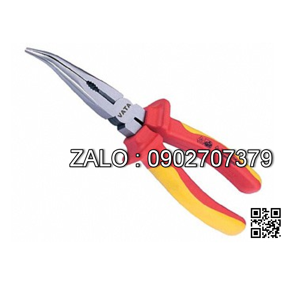 Kìm nhọn mỏ cong cao cấp VDE cách điện
1000V VATA 8