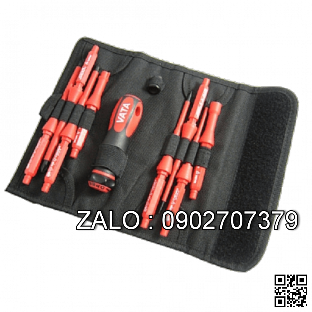Bộ tuốc nơ vít VATA cách điện VDE nhiều đầu
10 chi tiết 2406PPH1