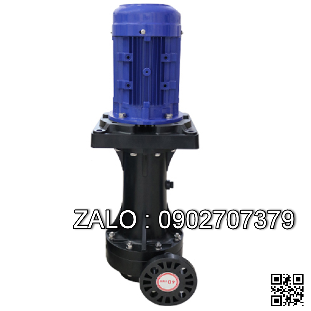 Máy bơm hóa chất trục đứng ngoài bồn QEEHUA QHD-65SK-55EF