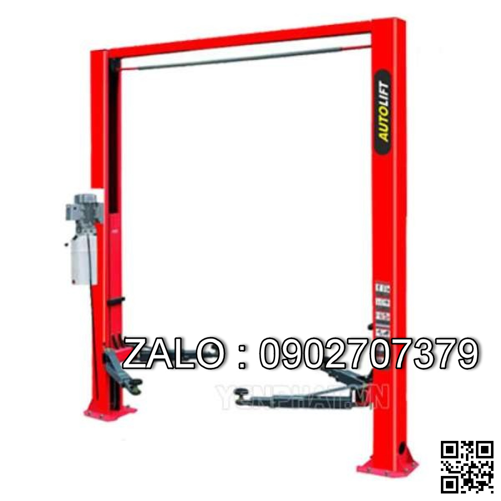 Cầu nâng 2 trụ giằng trên AUTOLIFT