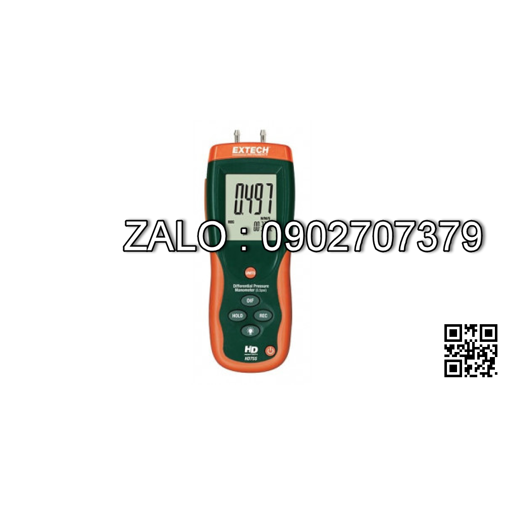 Máy đo áp suất chênh lệch Extech HD755