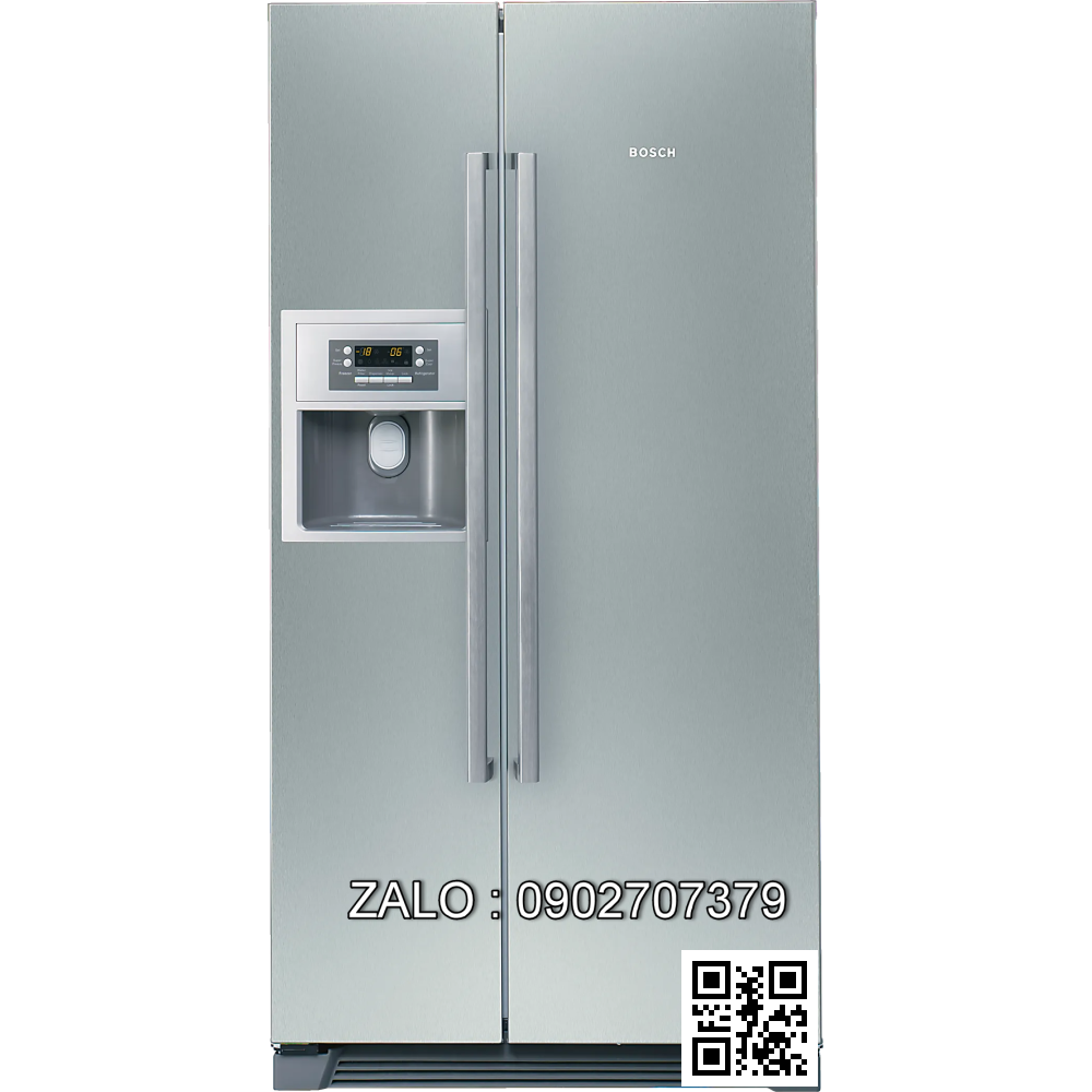 Tủ lạnh Side-by-Side Bosch, mặt Inox bóng KAN58A70