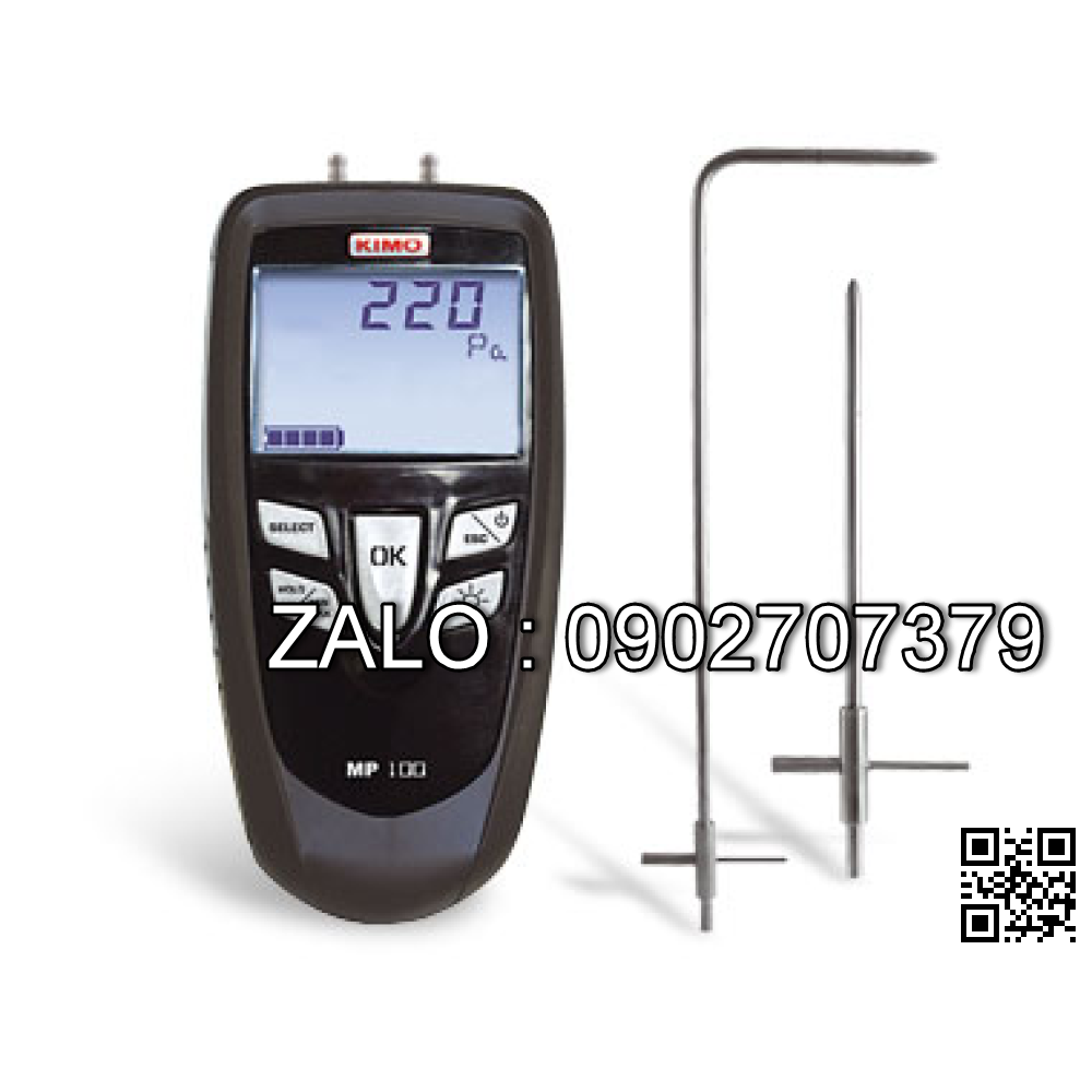 Máy đo áp suất Kimo MP 105E (±500 mbar)