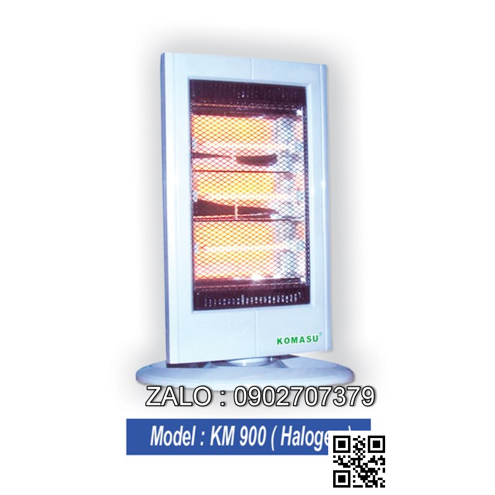 Quạt sưởi Komasu KM900 Halogen