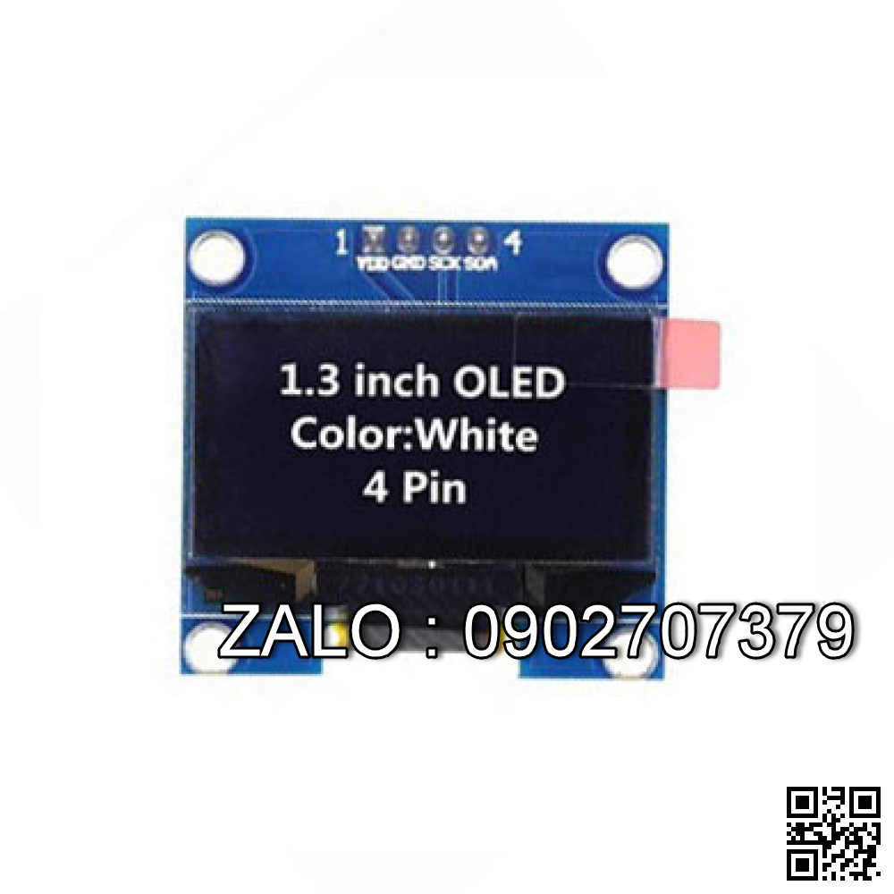 Màn Hình Oled 1.3 Inch Giao Tiếp I2C [Trắng / White]