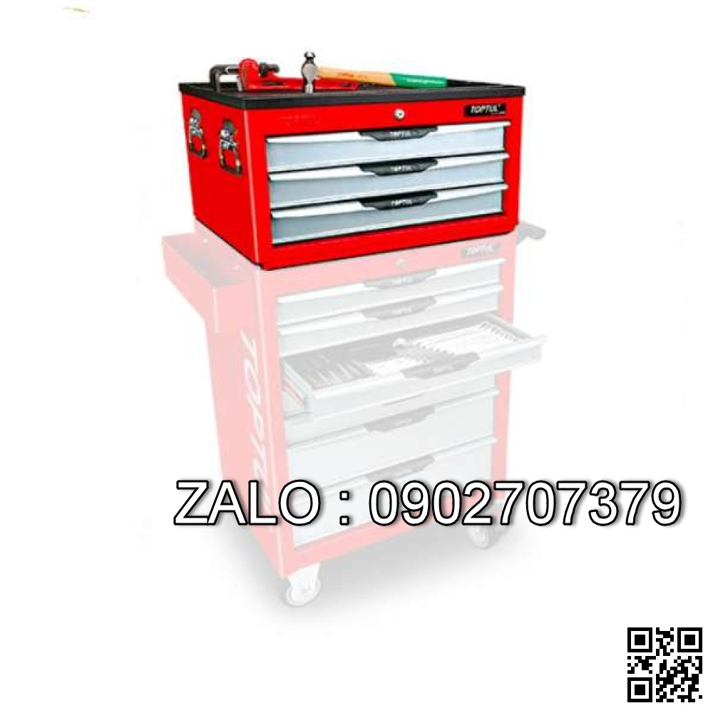 Tủ đồ nghề 3 ngăn màu đỏ TOPTUL 104 chi
tiết GCAZ0033