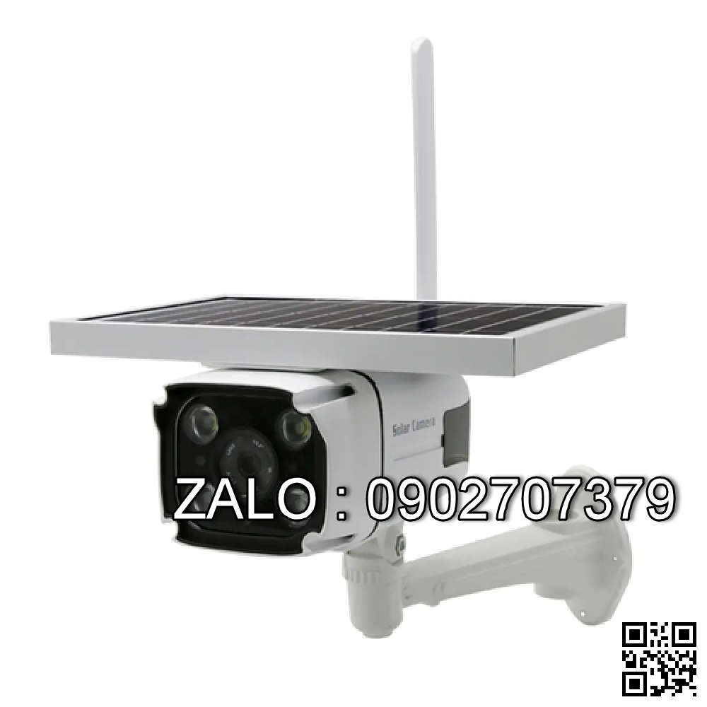 Camera giám sát không dây 4G ngoài trời tầm nhìn ban đêm độ nét cao 360 độ Nguồn Pin Năng Lượng Mặt Trời