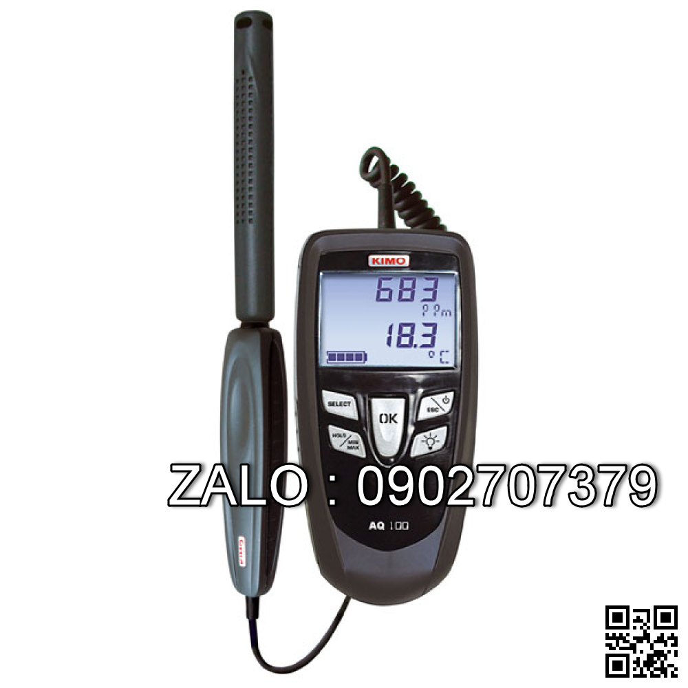 Máy đo chất lượng khí CO2 Kimo AQ 100E