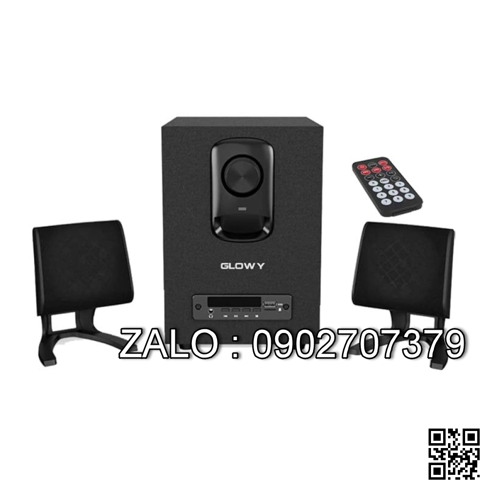 Loa 2.1 Glowy SP-2072 Chính Hãng (Bluetooth, USB, Thẻ Nhớ, FM, Remote)