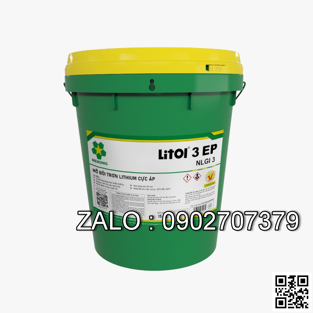 Mỡ đa dụng chịu cực áp (EP) chất lượng cao LITOL EP 3