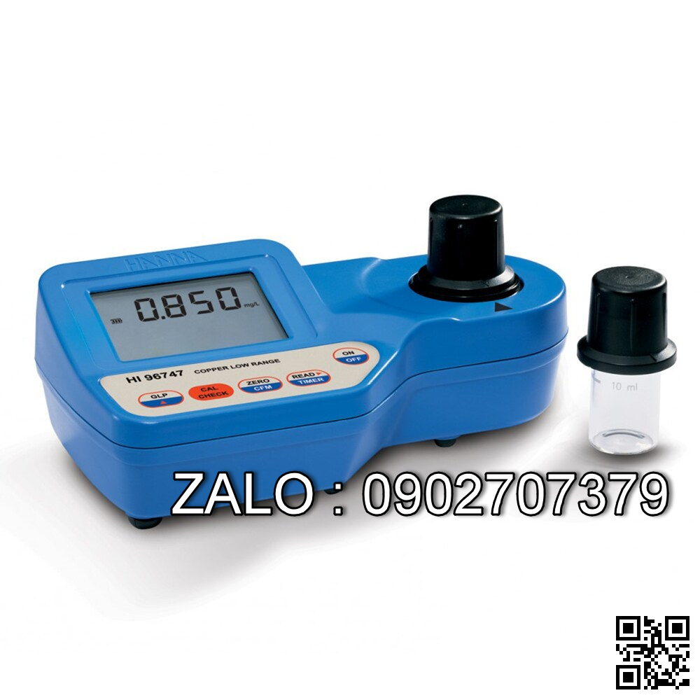 Máy đo Clo dư và tổng Hanna HI96724C (0.00 - 5.00 mg/L)