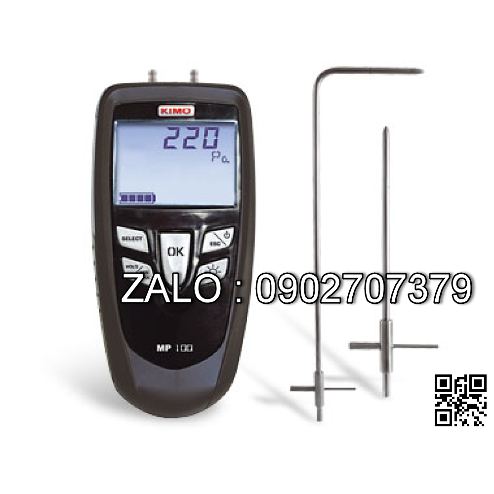 Máy đo áp suất Kimo MP 100E (±1000 Pa)