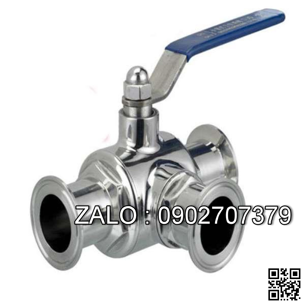 Van bi Inox không ren 3 ngã DN40