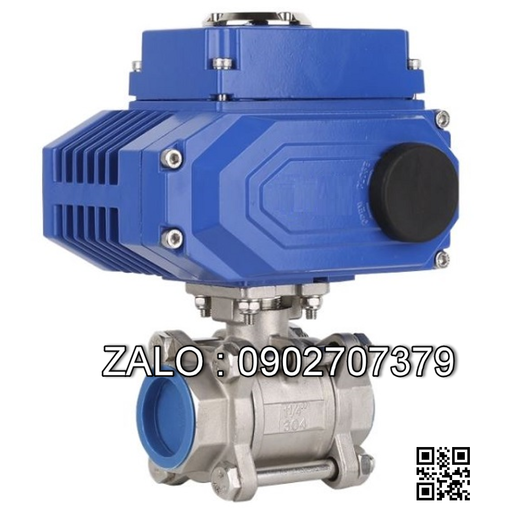 Van bi điện điều khiển Inox lắp ren trong 2 ngã DN50