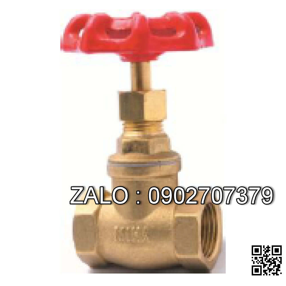 Van bi thau lắp ren trong 2 ngã DN40