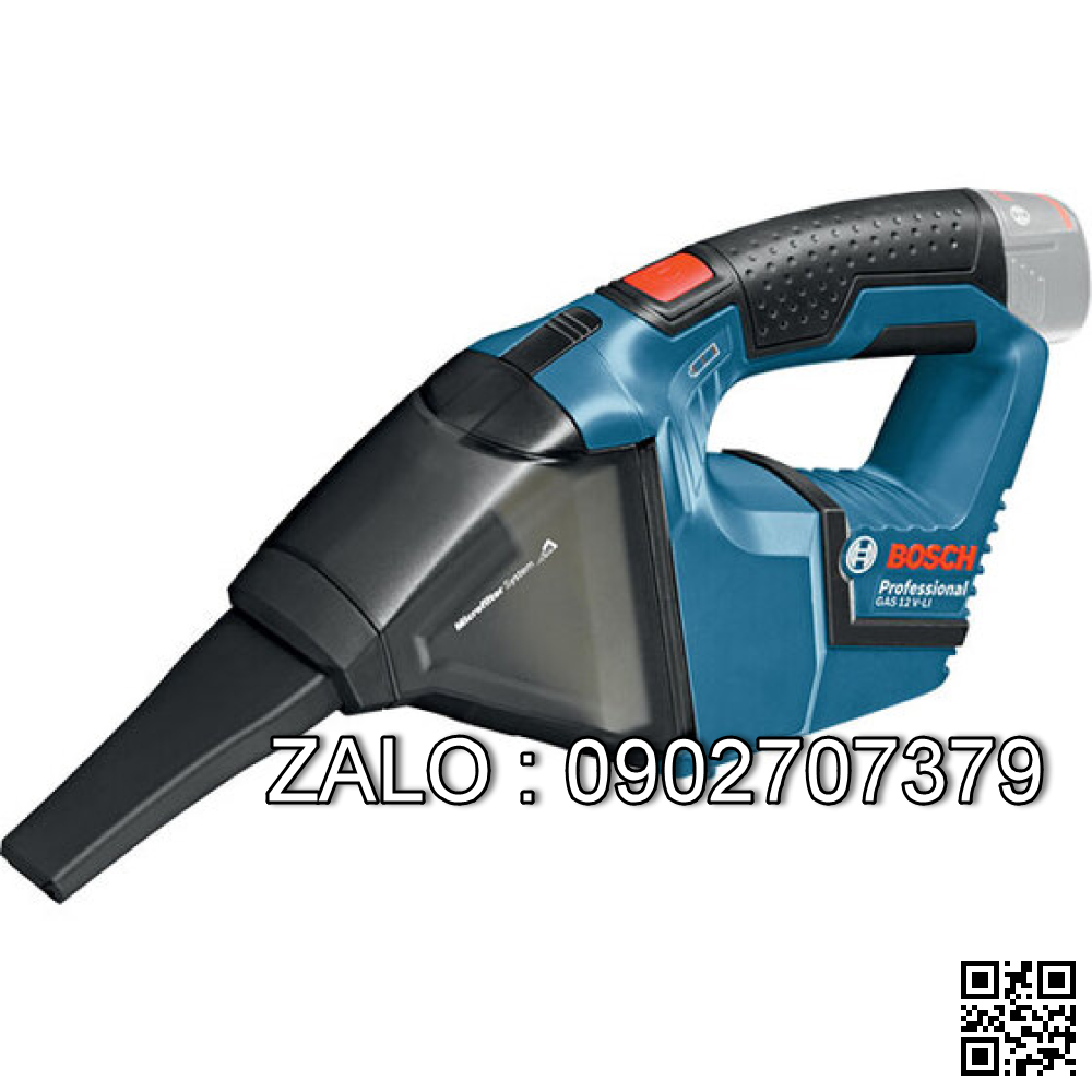Máy hút bụi dùng pin 12V Bosch GAS 12 V-LI Solo