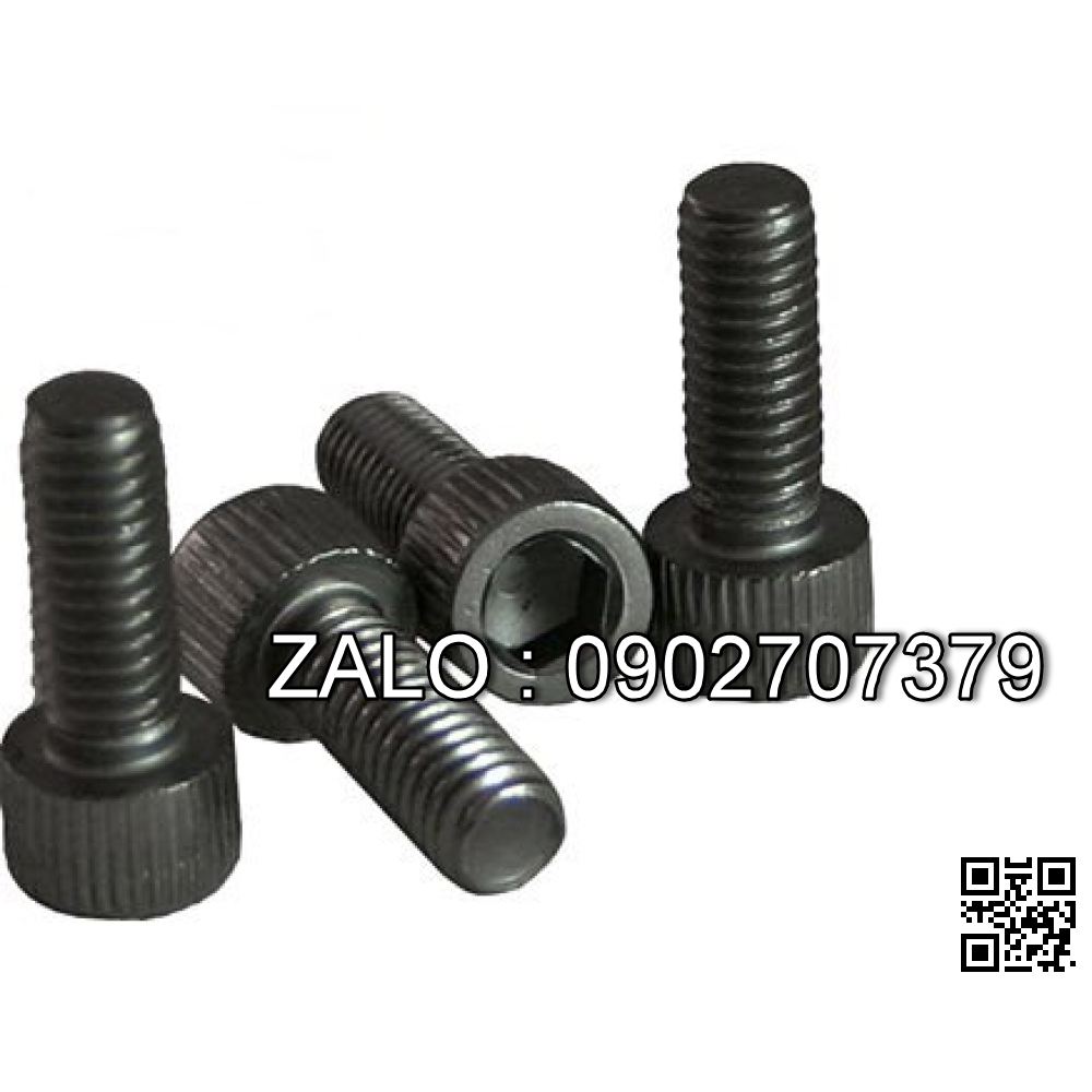 Bộ Bulong lục giác chìm ren lửng mạ kẽm M1.4x4