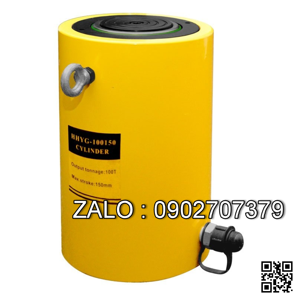 Kích thủy lực 1 chiều 100 tấn, 150mm TLP HHYG-100150