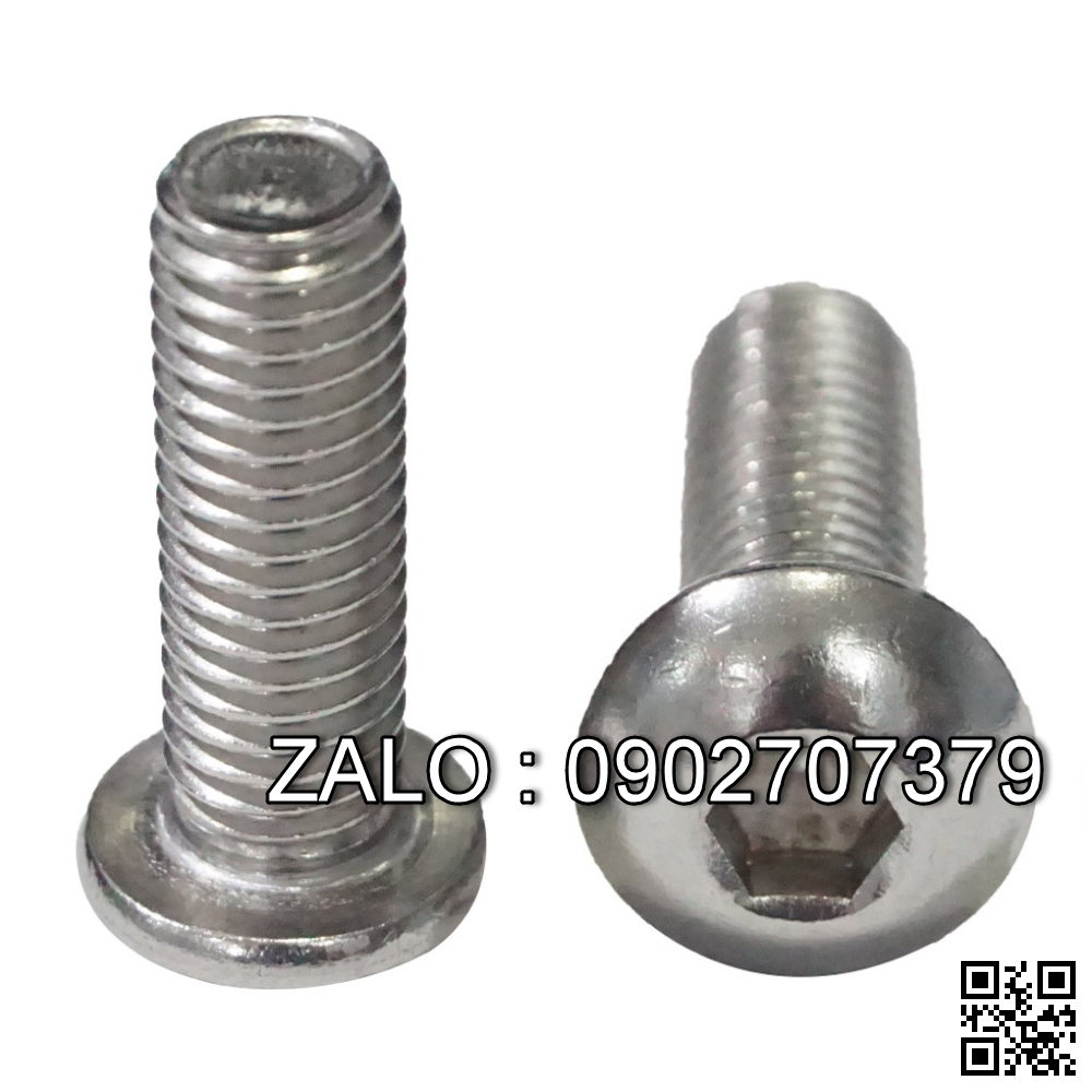 Ốc Lục Giác Đầu Dù inox 304 M3.5x14