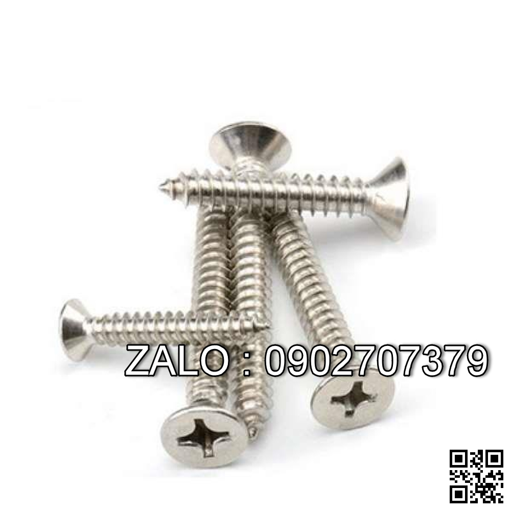 Ốc đầu bằng inox 304 M3x6