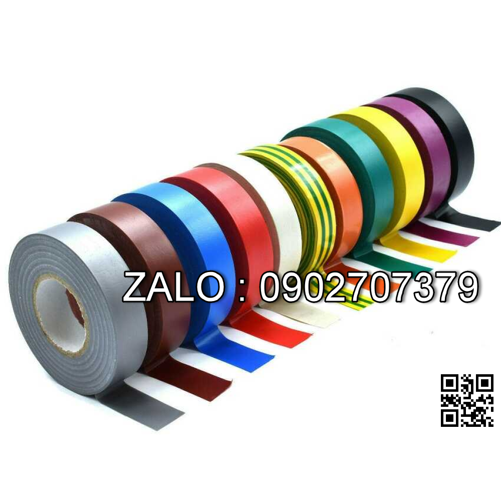 Băng keo điện PVC Nanoco FKPC10-BK