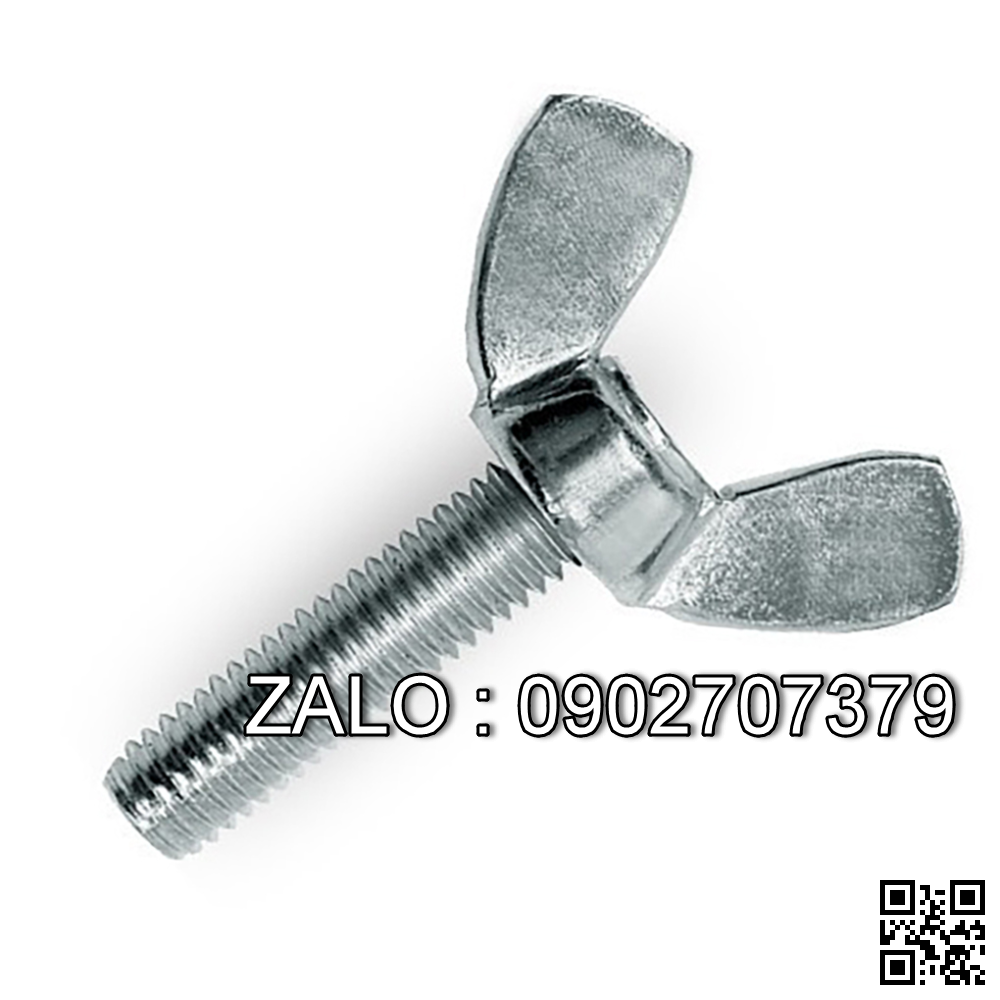 bulong cánh chuồn thép mạ kẽm M16x28