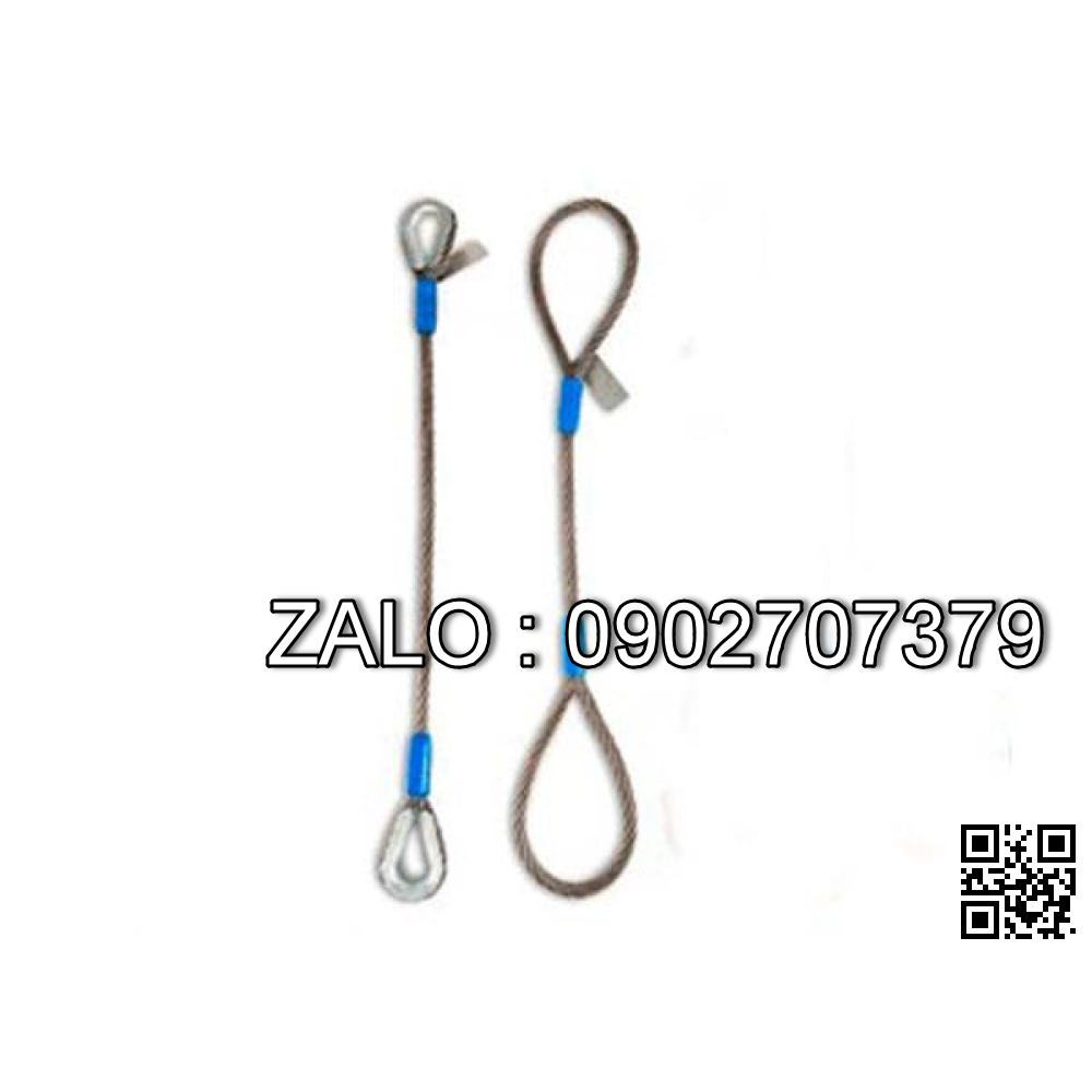 Sling cáp thép 1 chân đường kính cáp 48mm