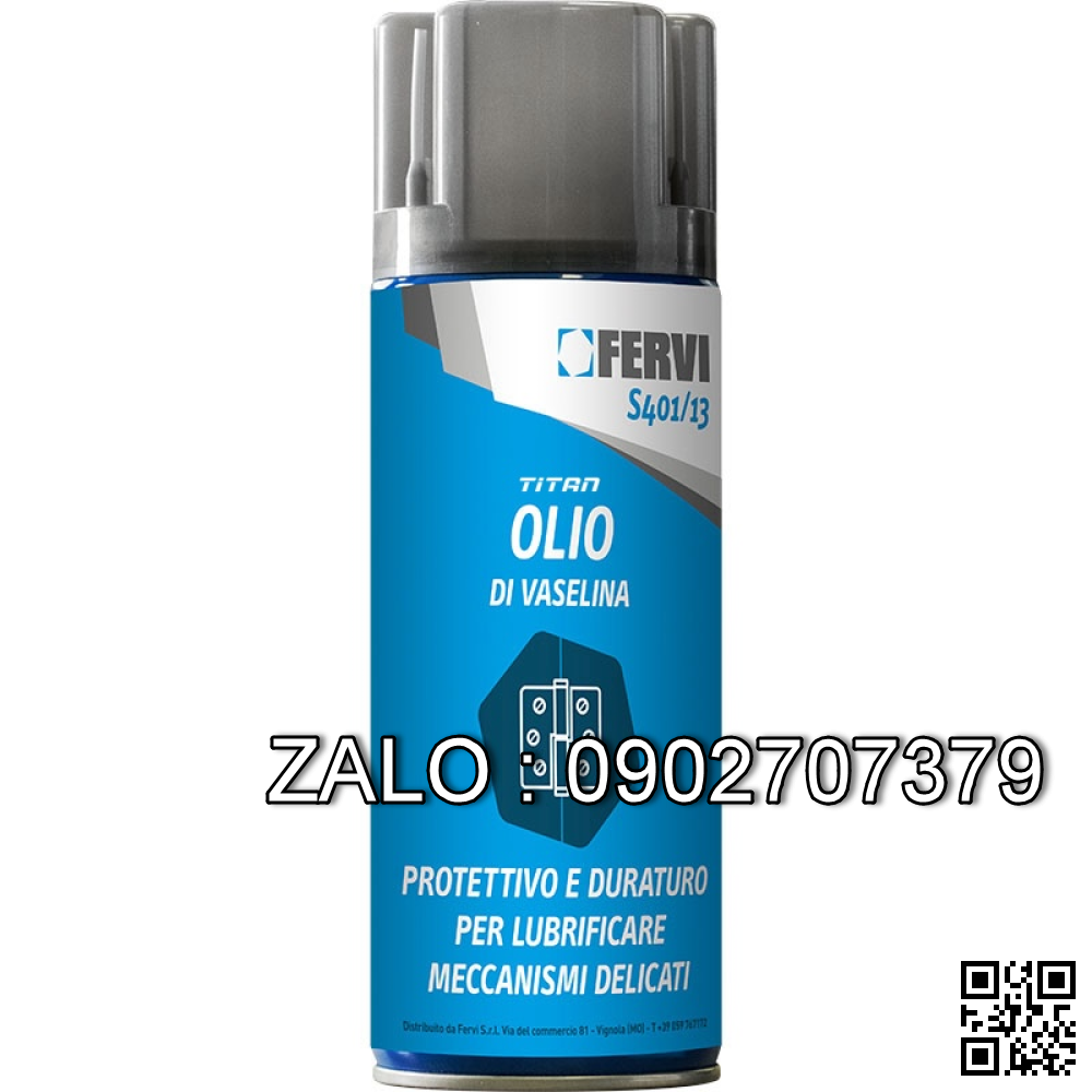Chai xịt dầu Vaseline làm sạch và bôi trơn định kỳ FERVI S401/13