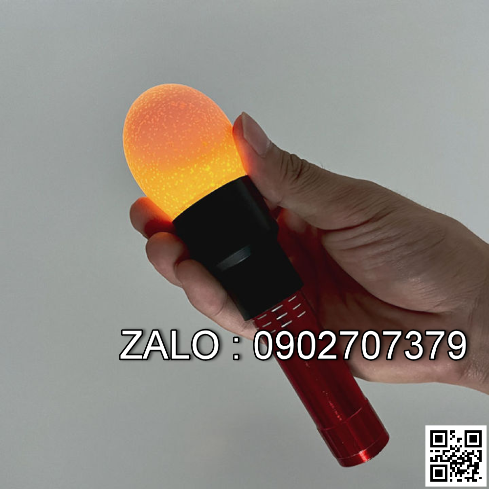 Đèn soi trứng gà chuyên dụng dùng pin - 9 bóng LED ánh sáng trắng an toàn cho trứng 