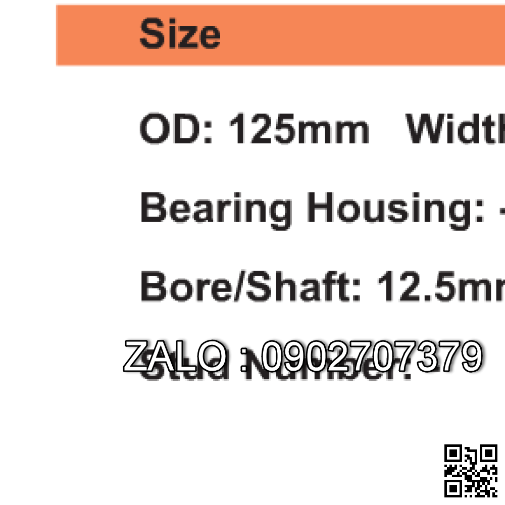 Bánh xe ¢ 125x50/60x12