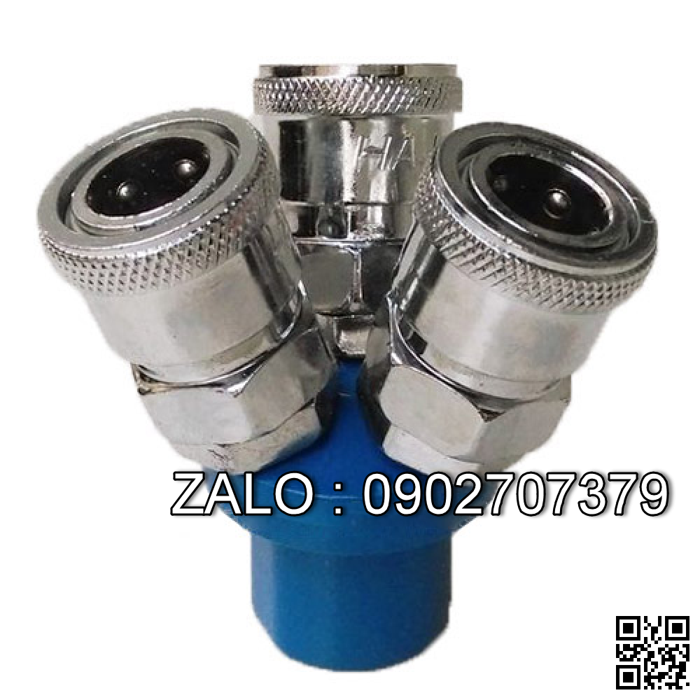 Nối hơi thẳng PC (1 đầu ống 1đầu ren)