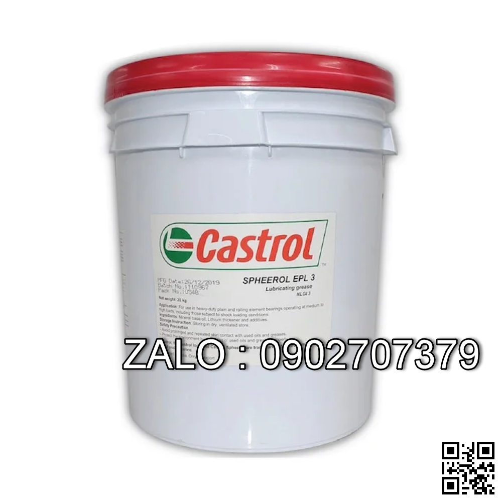 Mỡ Castrol Spheerol EPL 3 20kg