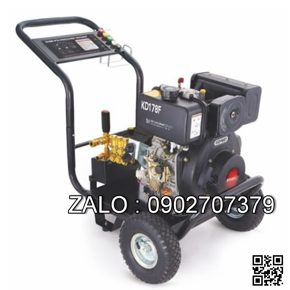 Máy phun rửa chạy dầu Diesel Kocu KD178F