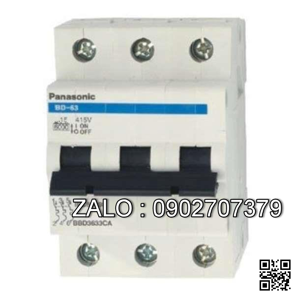 MCB 3 pha 50A Panasonic