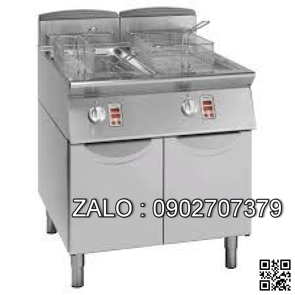 Bếp chiên nhúng đôi dùng gas 13+13 lt.Giorik FG7213 MT