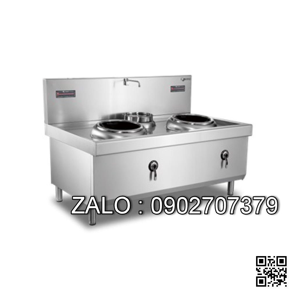 Bếp Á 2 họng dùng điện Mantru.E ZC2-C4030A-W