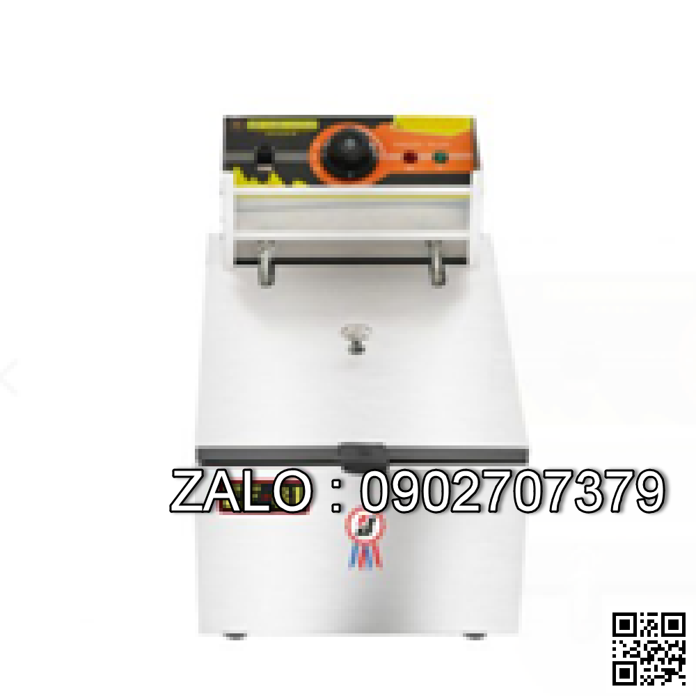 Bếp chiên nhúng 1 bồn 2 rổ chạy điện Okasu OKS-EF84