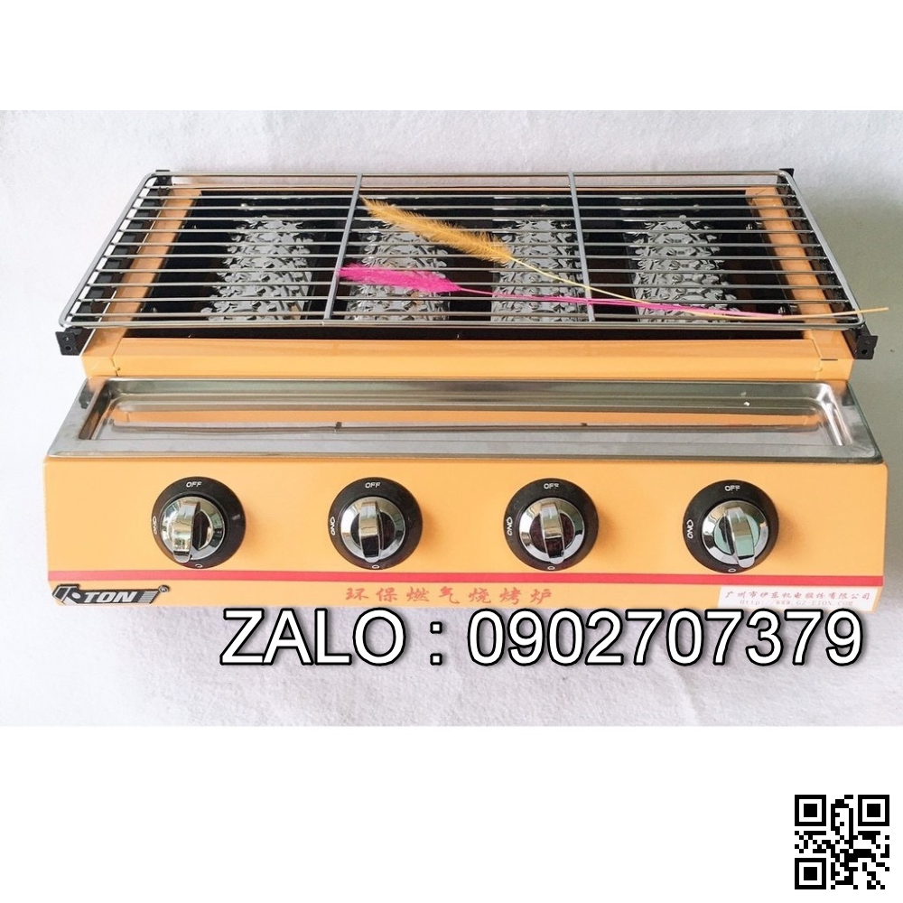 Bếp nướng gas 4 ống lửa Đài Loan BBQ-U4