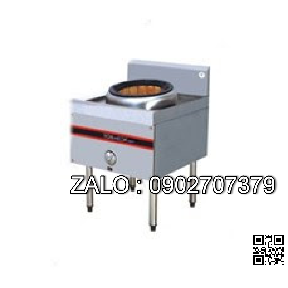 Bếp Á 2 họng gar 1 nồi hâm có quạt thổi Kainox GKR2B1P-BM