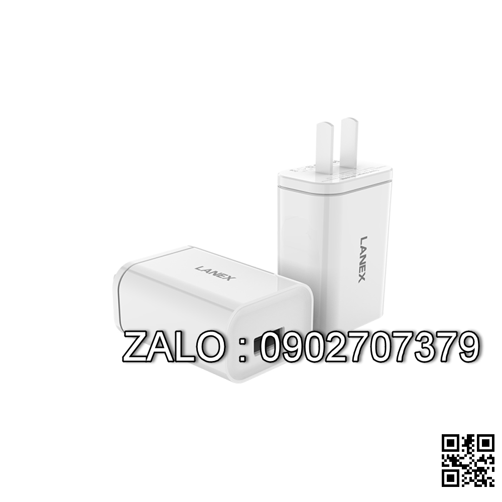 Cóc Sạc Nhanh 1 Cổng USB 3.0A Lanex LCT Q04C