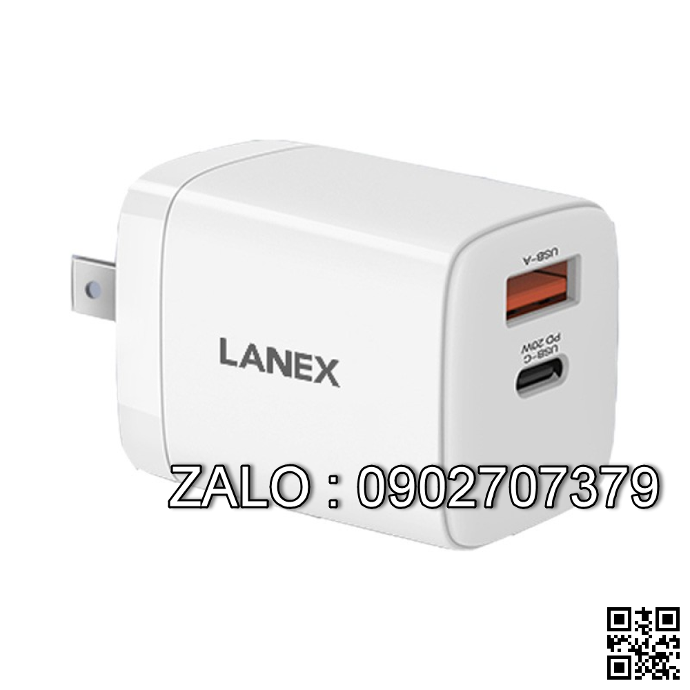Cóc Sạc Nhanh 1 Cổng Usb QC 3.0 Lanex LC01
