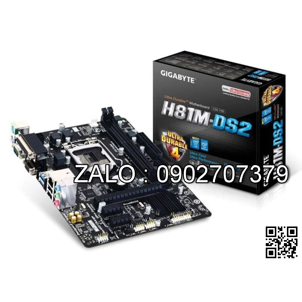 Mainboard Gigabyte H81M-DS2 Chính Hãng